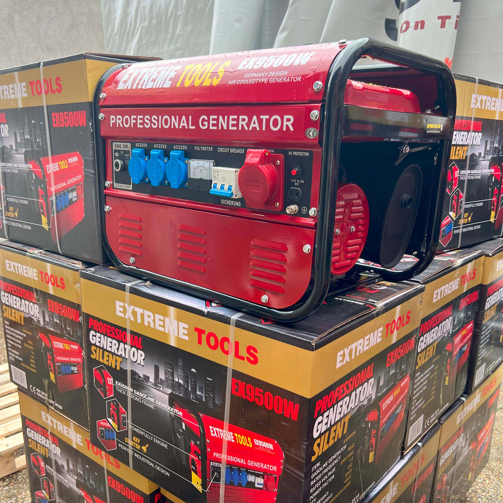 Gerador a gasolina Extreme Tools 9500W, trifásico, 3x230V + 1x400V