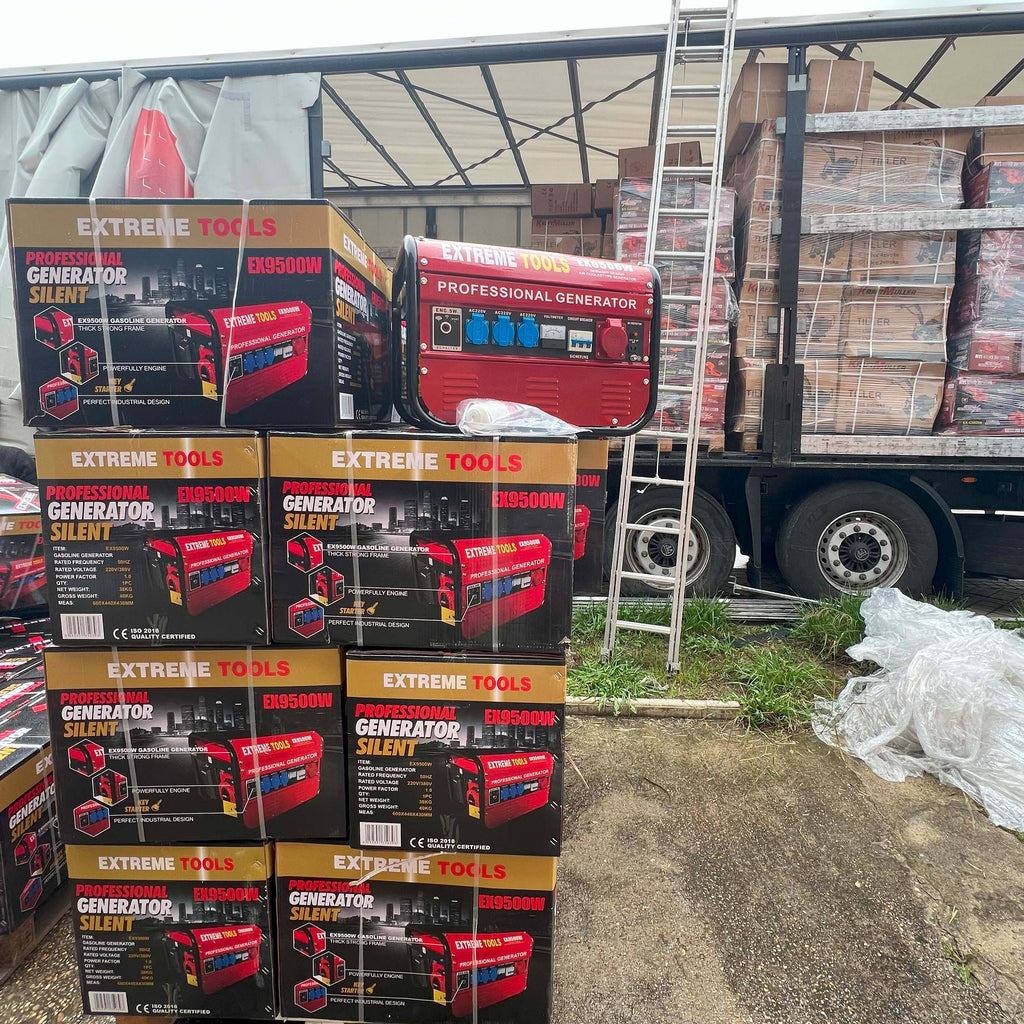 Gerador a gasolina Extreme Tools 9500W, trifásico, 3x230V + 1x400V