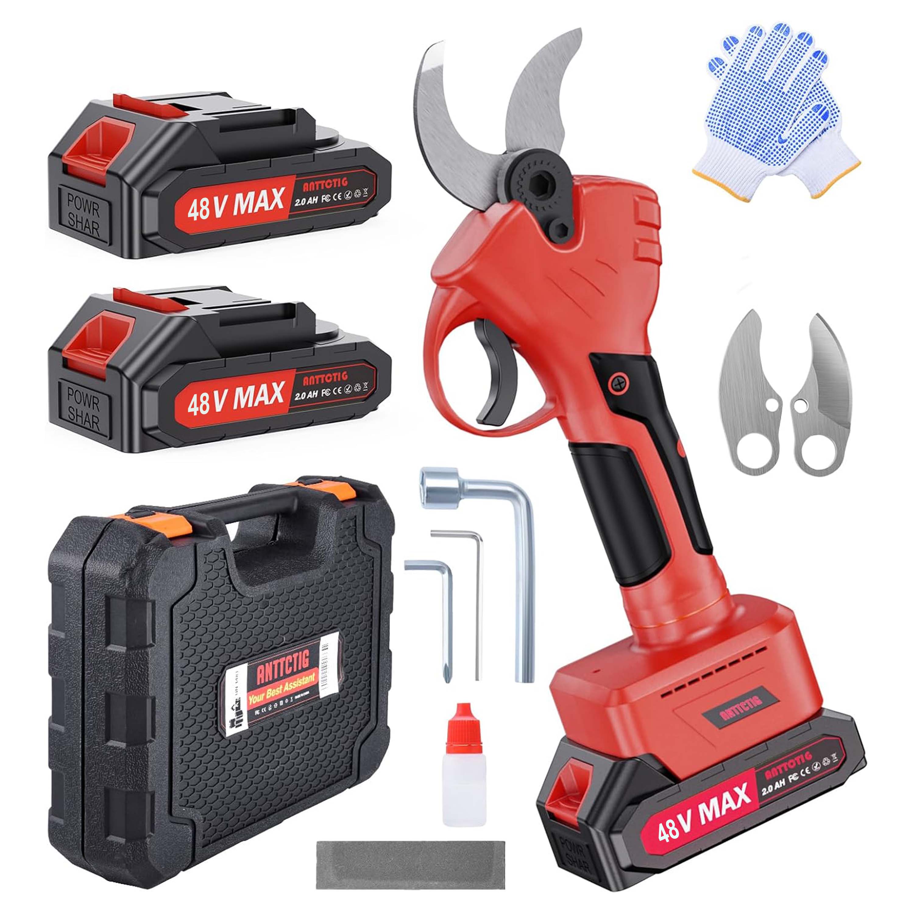 Tesoura de poda elétrica – Podador sem fios com diâmetro de corte de 35 mm