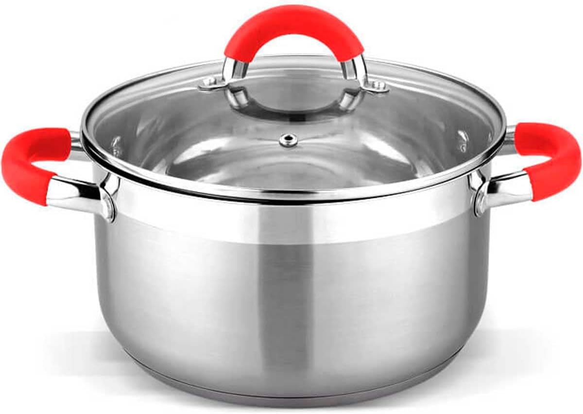 Trem de cozinha premium em aço inoxidável com 12 peças + 2 brindes incluídos