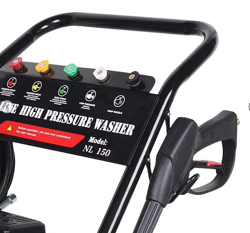 Lavadora de alta pressão a gasolina de 3600 PSI / 250 Bar - Motor a 4 tempos, 5 bicos