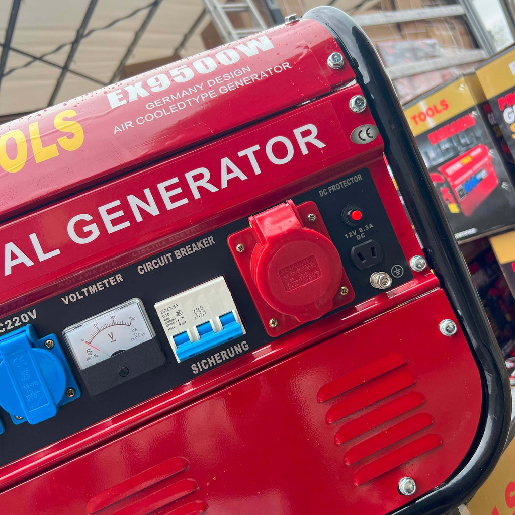 Gerador a gasolina Extreme Tools 9500W, trifásico, 3x230V + 1x400V