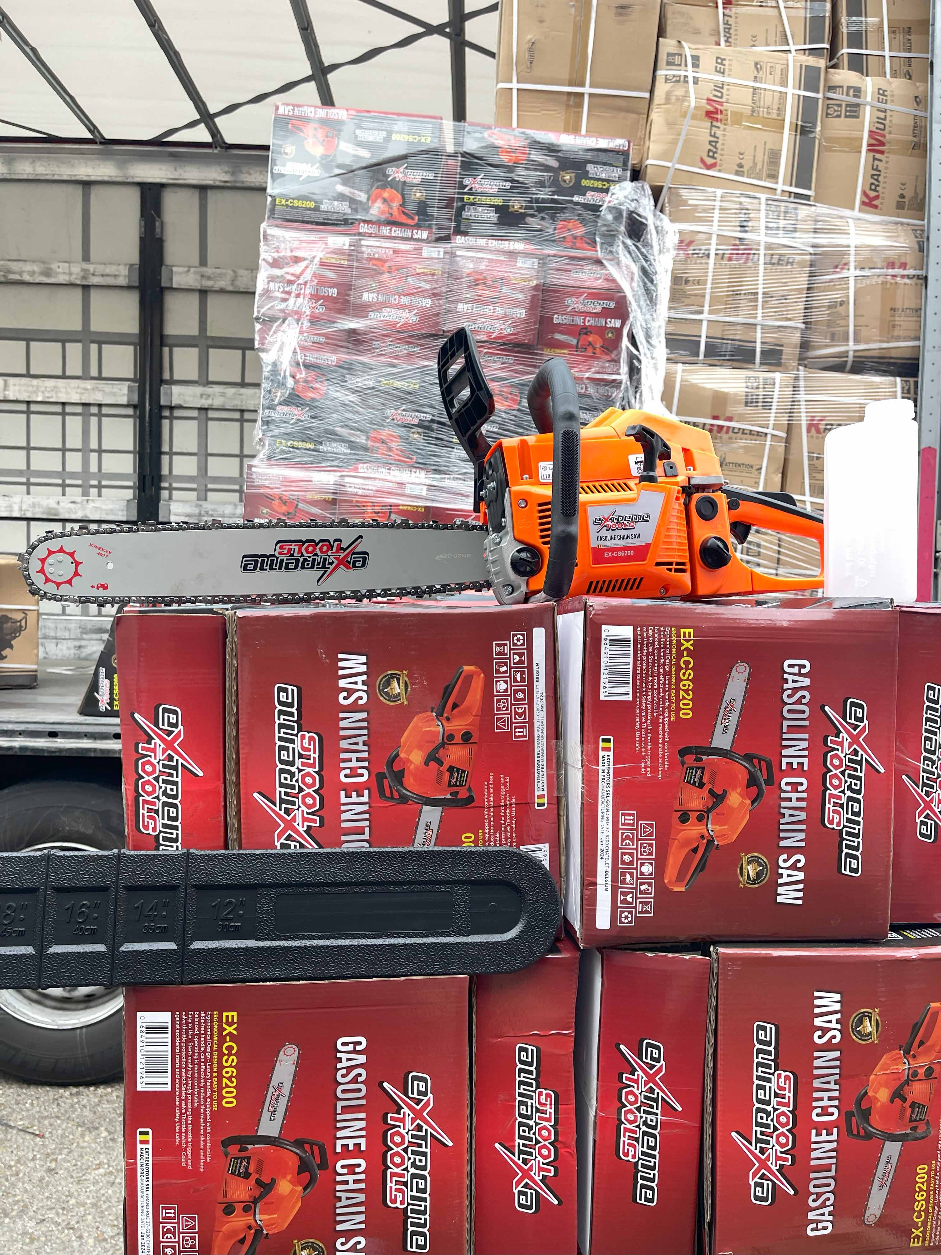 Motosserra a gasolina Extreme Tools 62cc