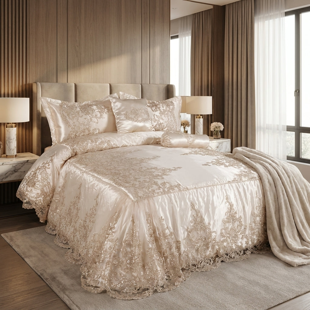 Set de Edredón Premium Istambul para Dormitorio – Elegancia y Estilo Exclusivo para tu Hogar