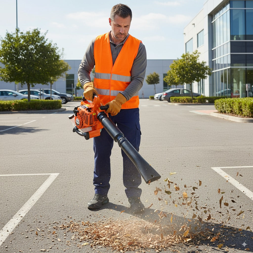 Soprador/Aspirador/Triturador de Folhas a Gasolina 3 em 1 – Modelo Profissional 26cc