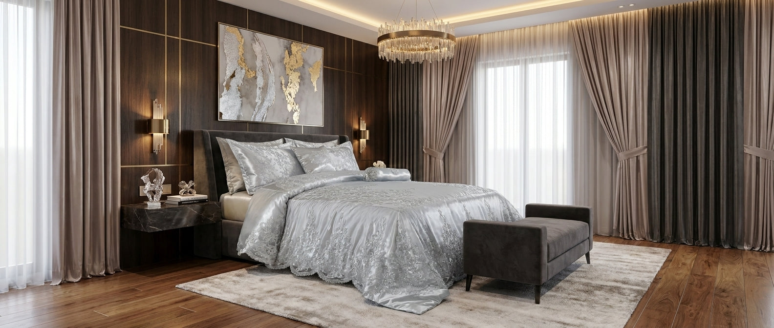 Set de Edredón Premium Istambul para Dormitorio – Elegancia y Estilo Exclusivo para tu Hogar
