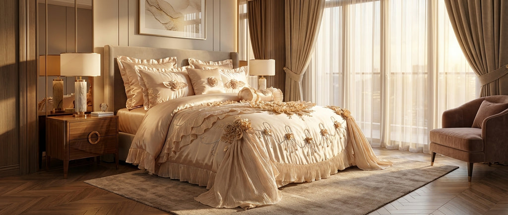 Set Premium de Edredón para Dormitorio – Elegancia, Confort y Estilo Exclusivo