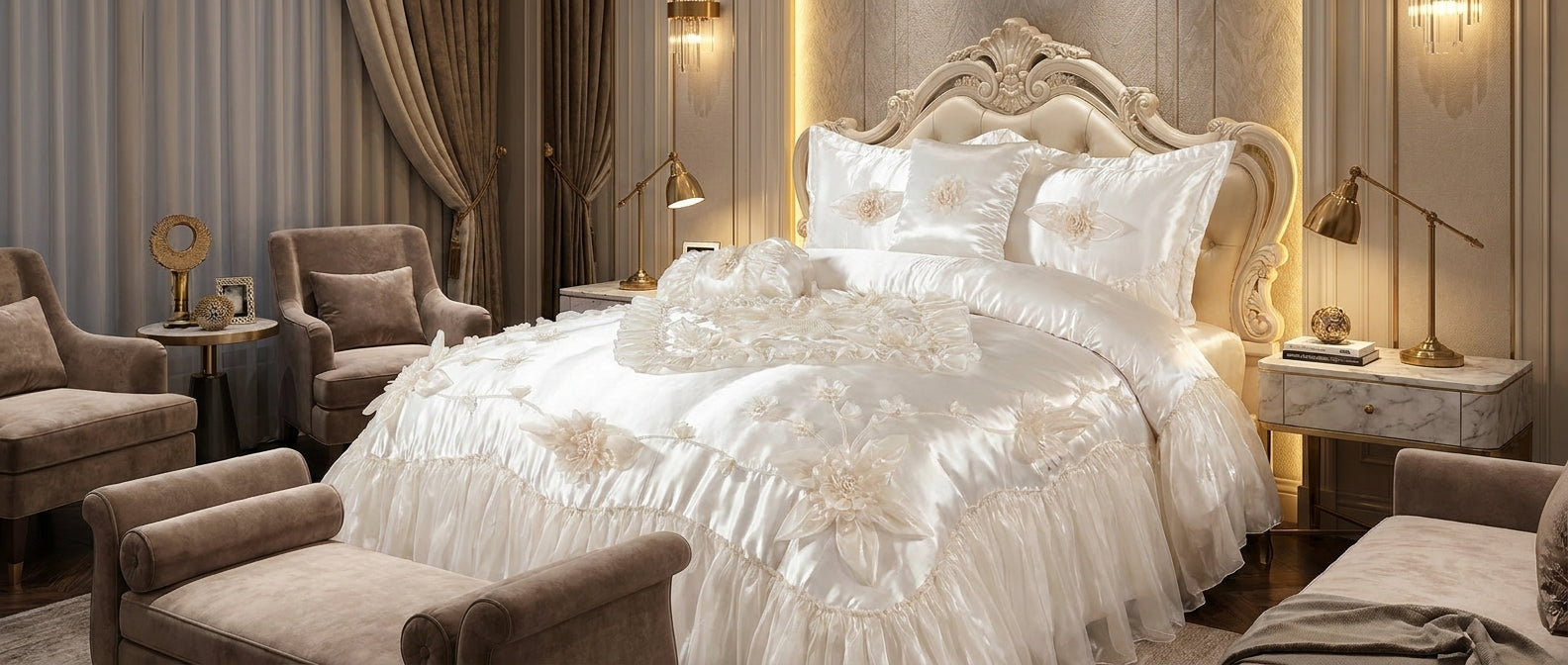 Set Premium de Edredón para Dormitorio – Elegancia, Confort y Estilo Exclusivo