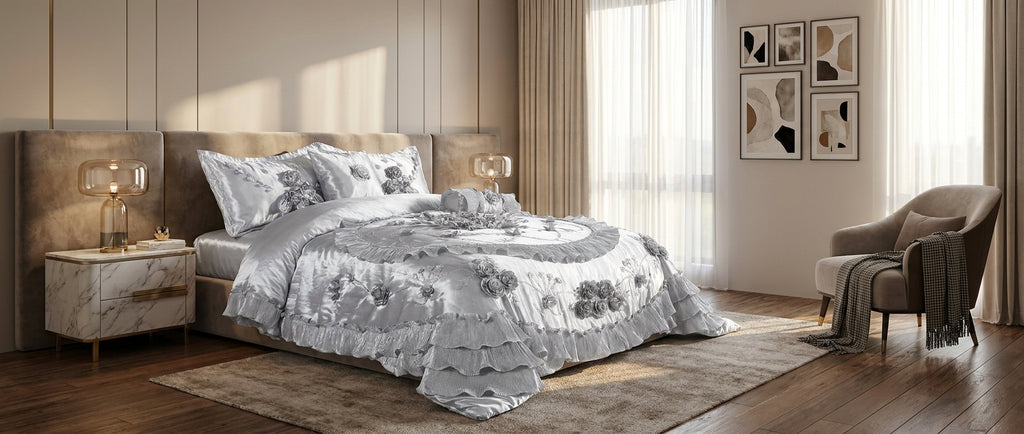 Set Premium de Edredón para Dormitorio – Elegancia, Confort y Estilo Exclusivo