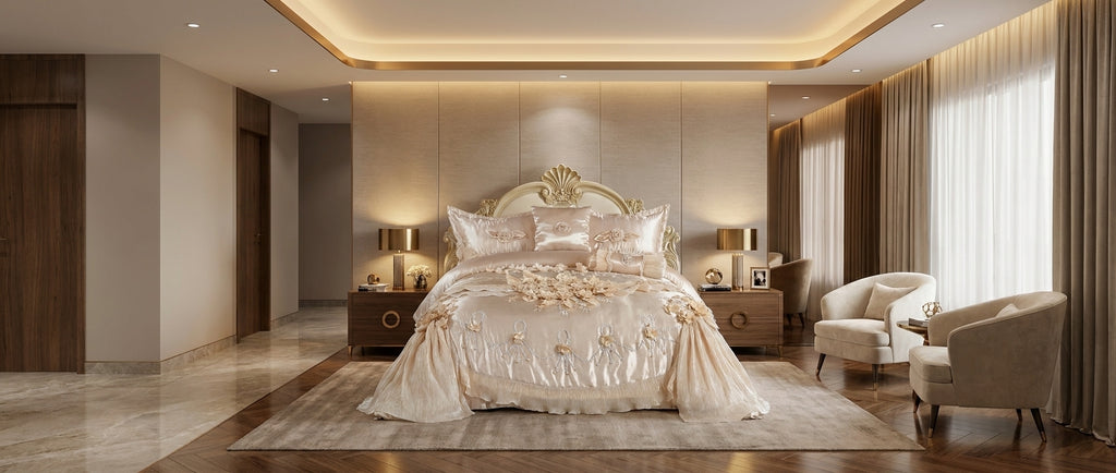 Set Premium de Edredón para Dormitorio – Elegancia, Confort y Estilo Exclusivo