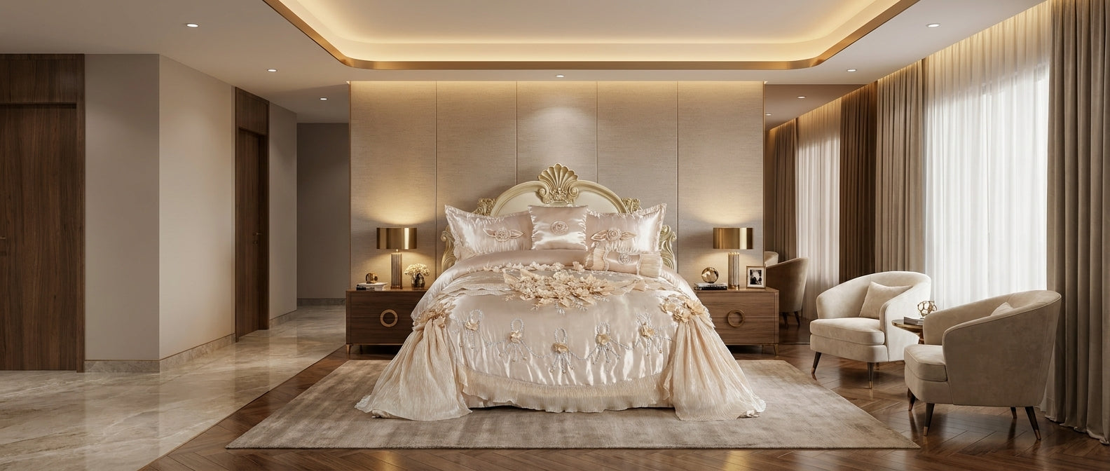 Set Premium de Edredón para Dormitorio – Elegancia, Confort y Estilo Exclusivo