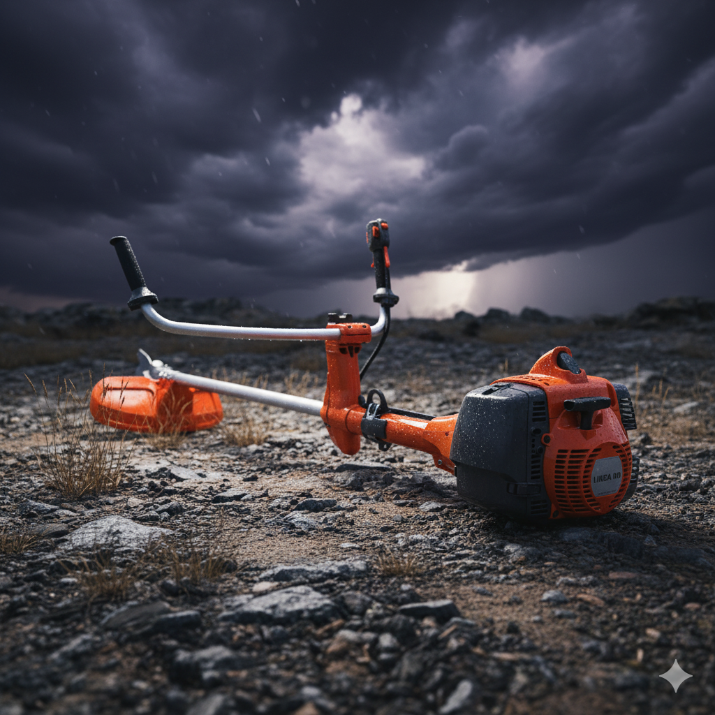 Roçadora a gasolina 7 em 1 – Sistema de corte duplo profissional 333R