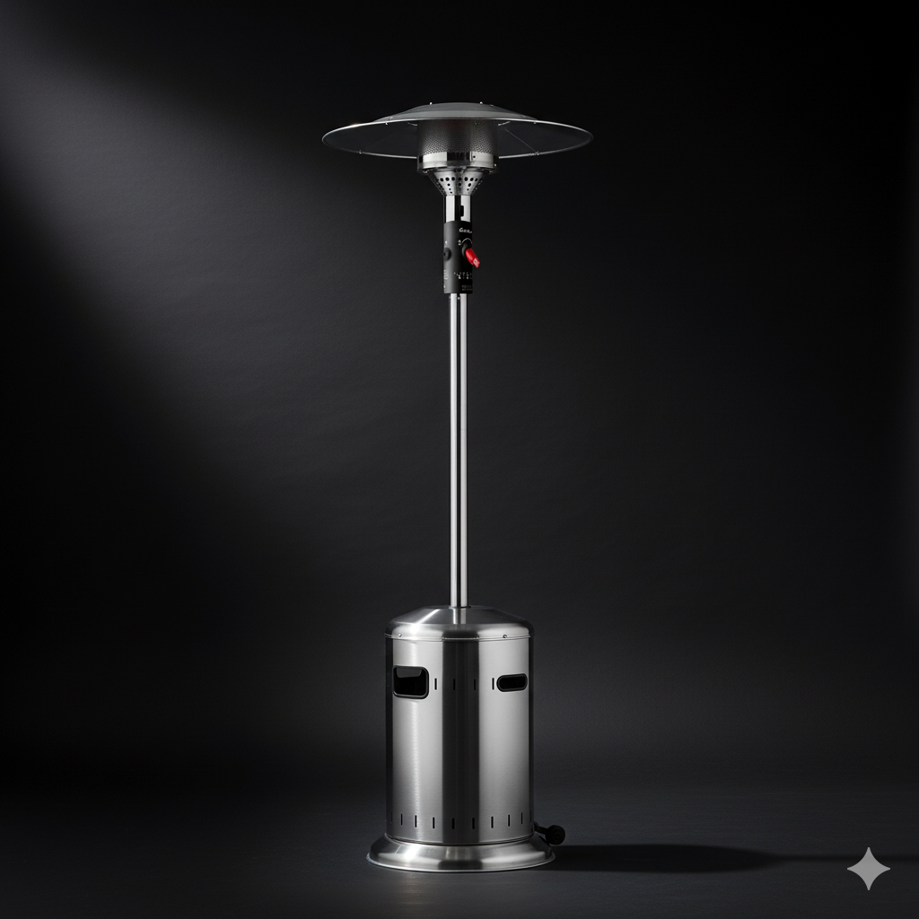 Aquecedor a gás exterior tipo cogumelo (novo) – 13 kW