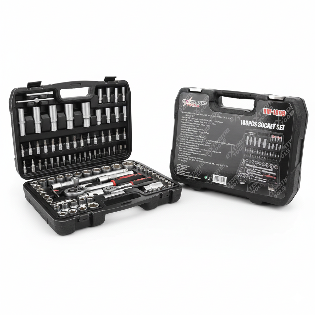 Conjunto de ferramentas Extreme Tools com 108 peças