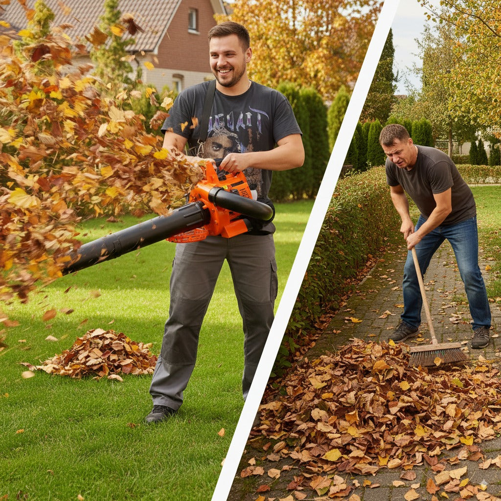 Soprador/Aspirador/Triturador de Folhas a Gasolina 3 em 1 – Modelo Profissional 26cc