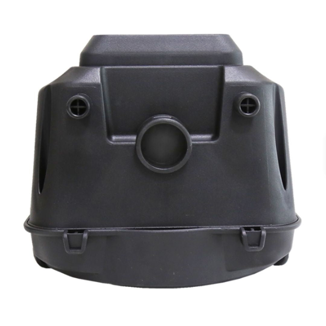 Coluna de som Bluetooth portátil com microfone e luzes LED.