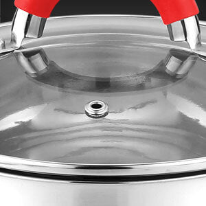 Trem de cozinha premium em aço inoxidável com 12 peças + 2 brindes incluídos