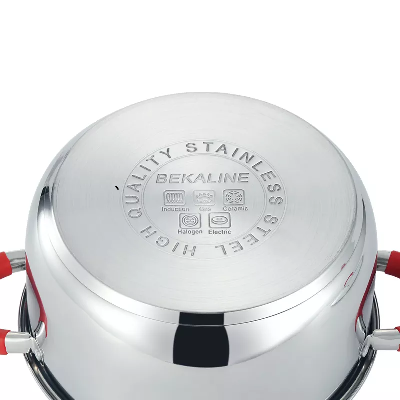 Trem de cozinha premium em aço inoxidável com 12 peças + 2 brindes incluídos