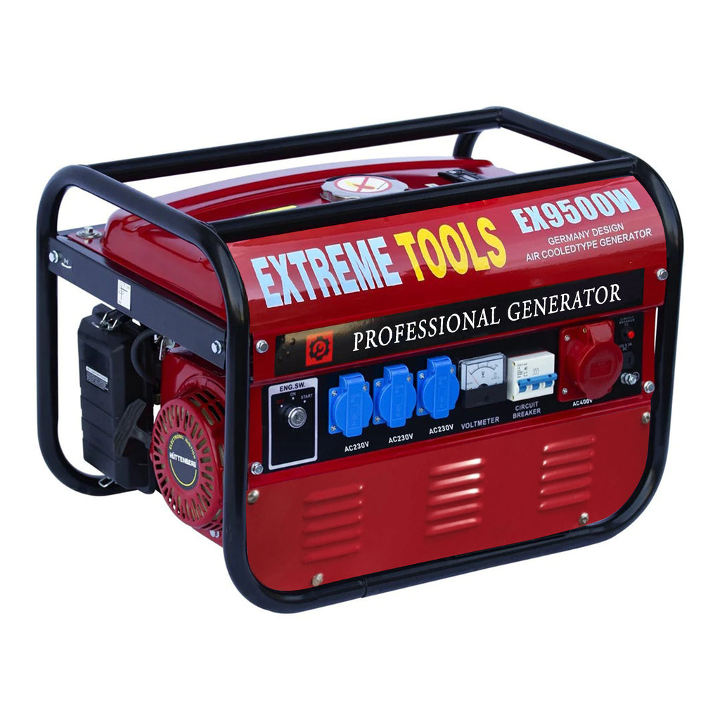 Gerador a gasolina Extreme Tools 9500W, trifásico, 3x230V + 1x400V