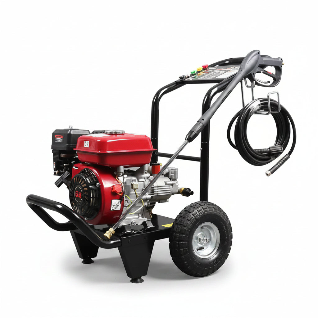 Lavadora de alta pressão a gasolina de 3600 PSI / 250 Bar - Motor a 4 tempos, 5 bicos