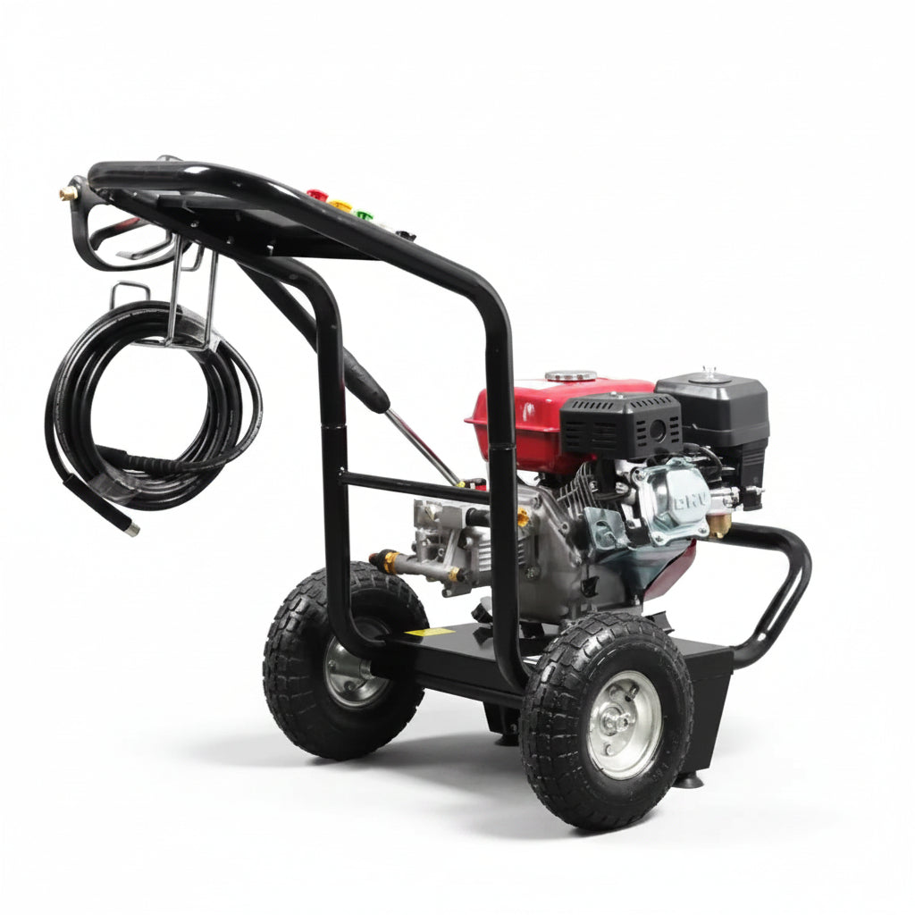 Lavadora de alta pressão a gasolina de 3600 PSI / 250 Bar - Motor a 4 tempos, 5 bicos